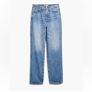 Madewell Straight Leg Jeans.